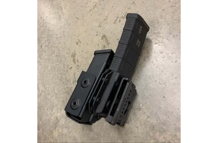 Zero9 Holsters Zero9 Rifle/pistol Combo / Glock 45 Cal / Basketweave / Molle Loks Z9-4021-BW-MLK w/  - view 2